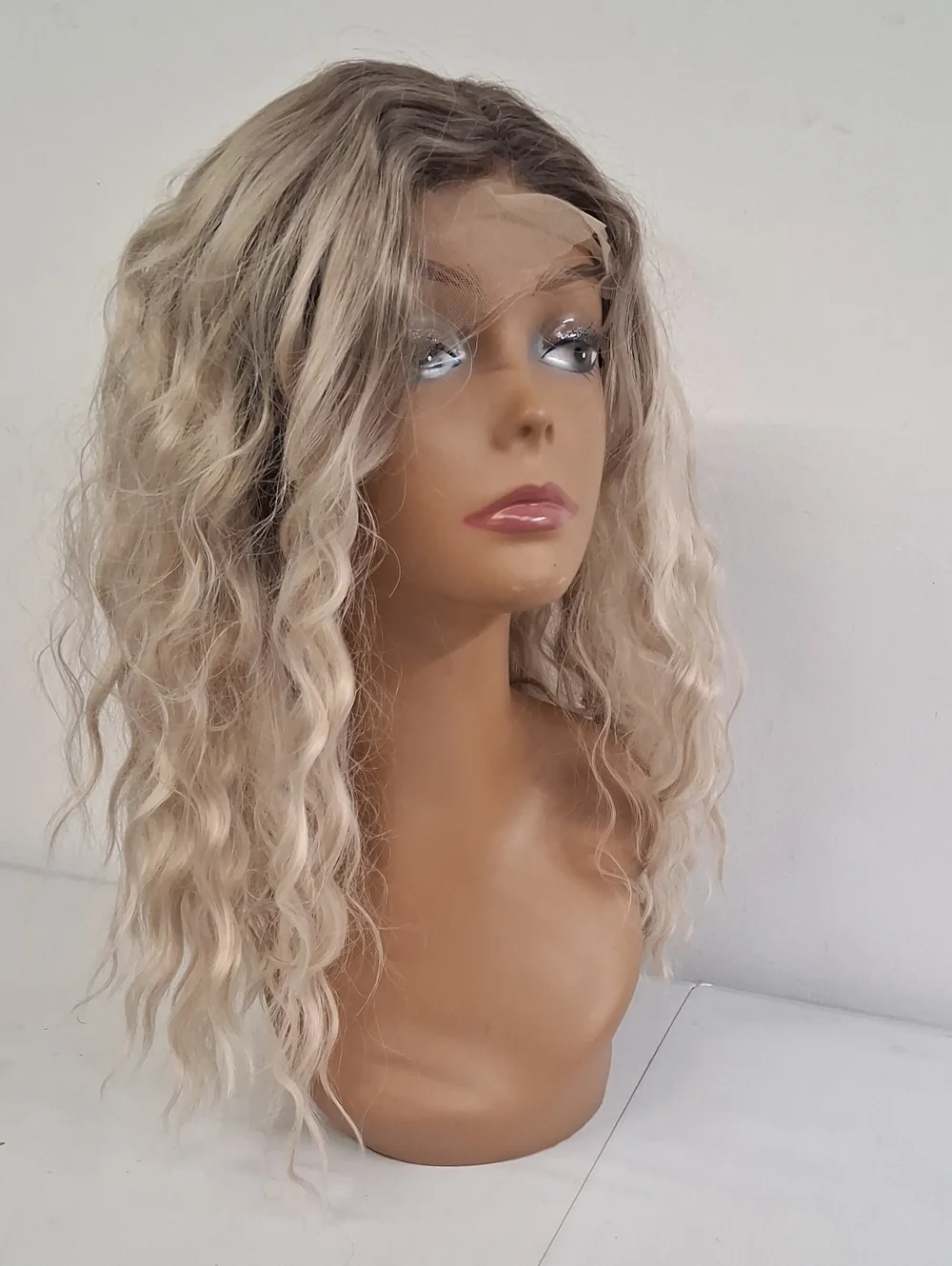 NWT Blonde Wavy Lace Front Wig - Natural Blonde Women's Hair